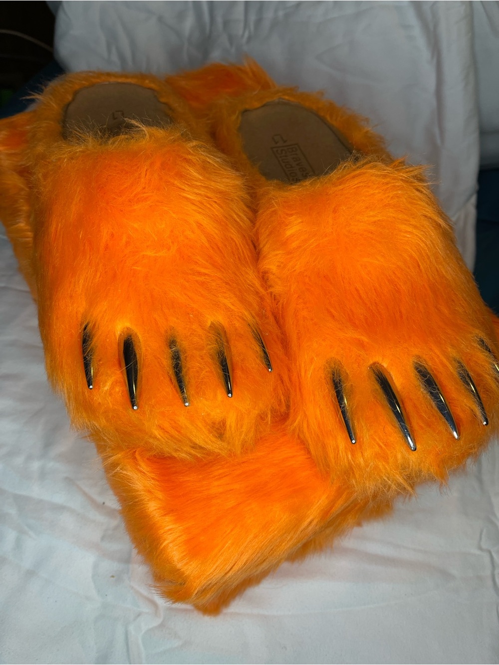 Chief Keef Glorange Bear Claws & Bravest Studios Collab - Men's Size 11